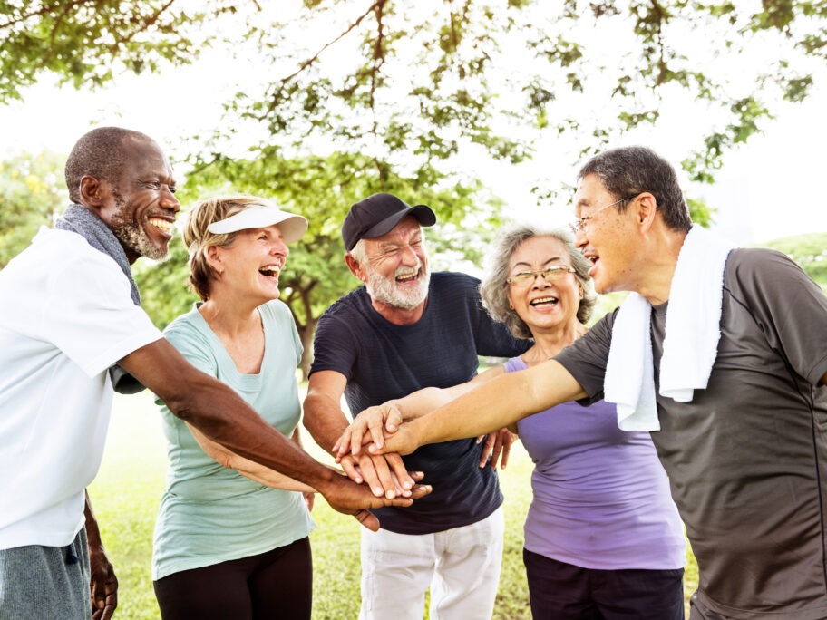 Older people together