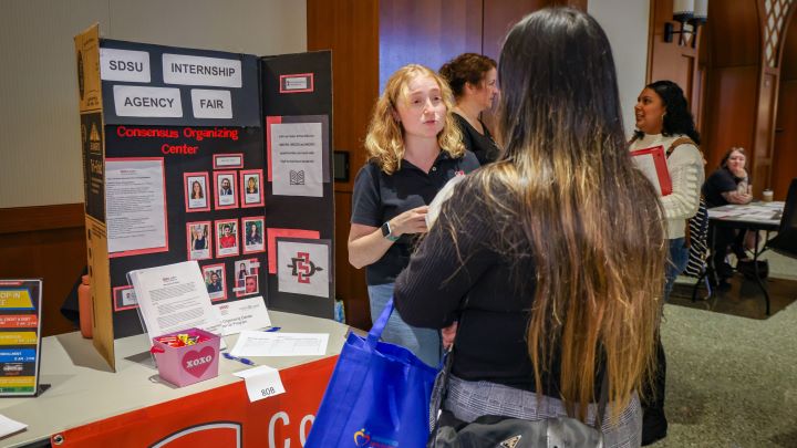 SDSU Internship Agency Fair Poster