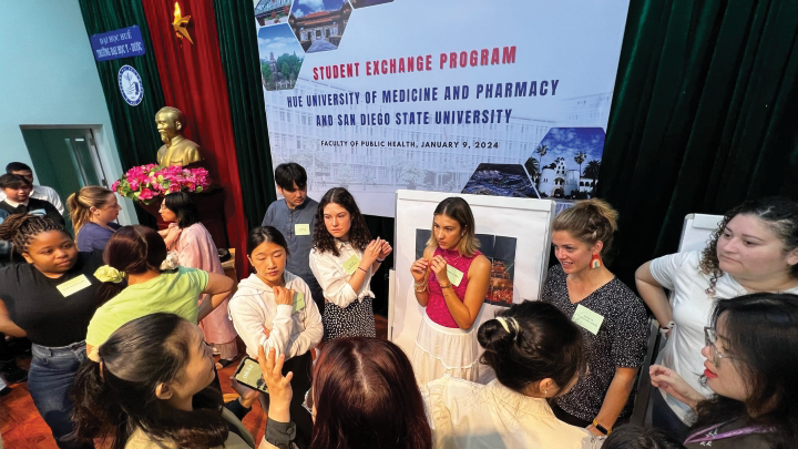 San Diego State University entered a memorandum of understanding with Hue University in Vietnam to expand collaboration and student/faculty exchange.