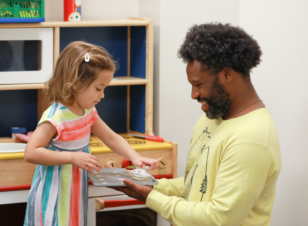 child at slhs clinic